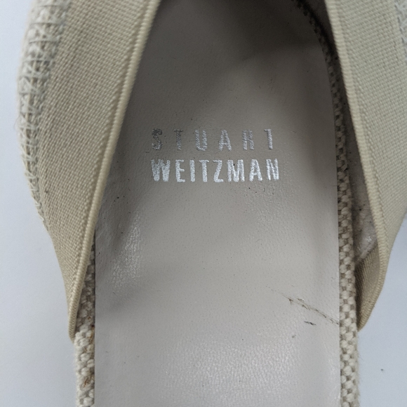 STUART WEITZMAN Canvas Flat Sandals - Picture 3 of 8